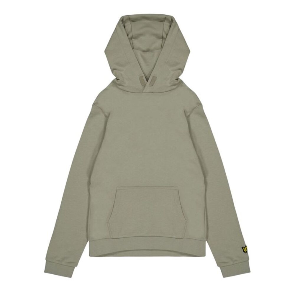 Lyle & Scott Childrens/Kids Print Long-Sleeved Drawstring Hoodie / Gray